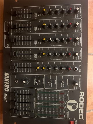 Mesa de mezclas Rodec MX180 MKIII