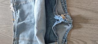 Falda pantalón Stradivarius azul