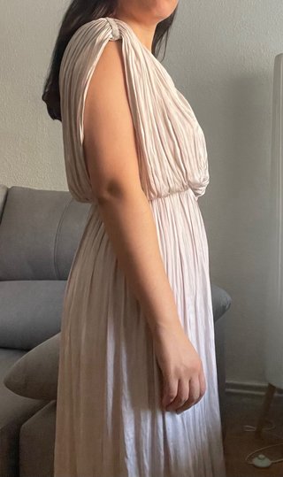 Vestido Massimo Dutti Beige