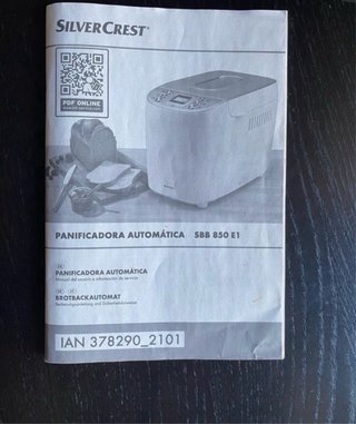 Panificadora 850W - 16 programas