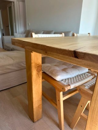 Mesa comedor madera maciza