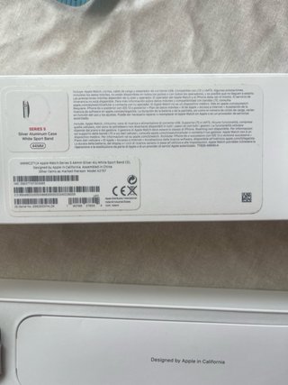 Apple Watch Series 5 Plata/Blanco