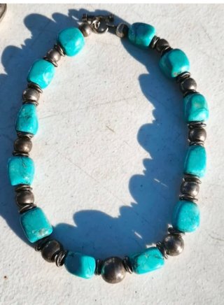 Collar de  Plata y Turquesa
