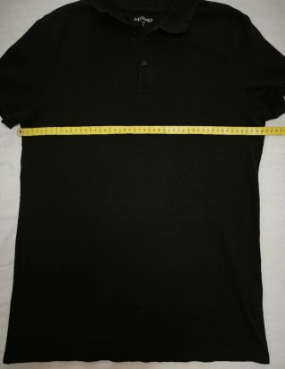 Polo In Extenso Negro Talla L Unisex