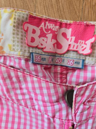 Pantalones cortos vaqueros y de cuadros