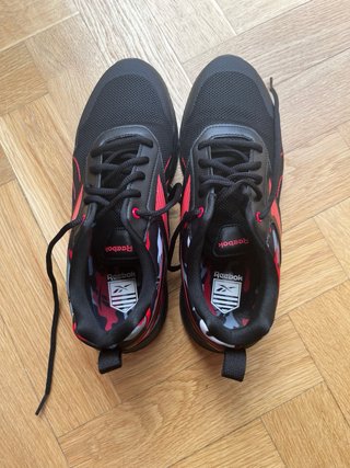 Zapatillas Reebok Camuflaje Militar Negras Rojas