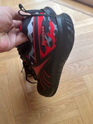 Zapatillas Reebok Camuflaje Militar Negras Rojas