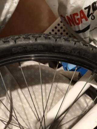 Bicicleta Rockrider MTB 26 Negra/Blanca