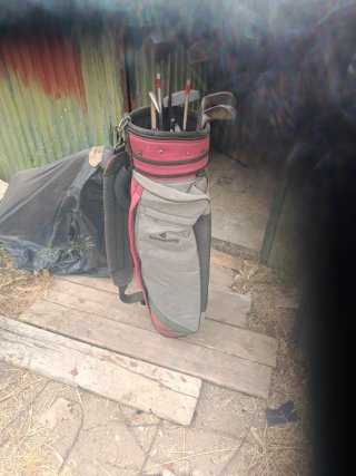 Bolsa de golf con palos