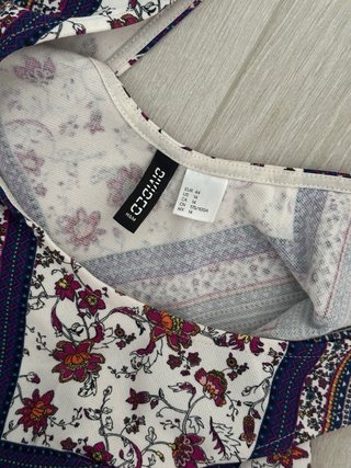 Vestido H&M estampado talla M