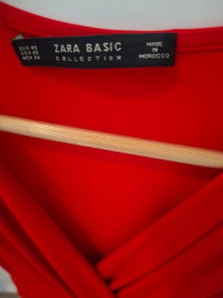 Mono Zara Rojo Talla S