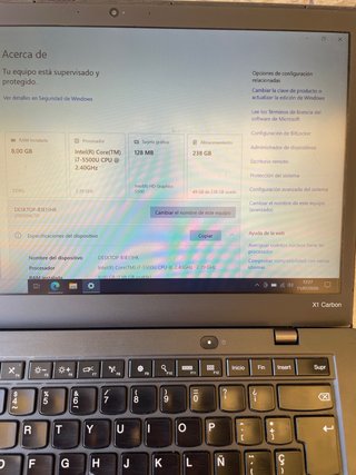 Lenovo X1 Carbon portátil