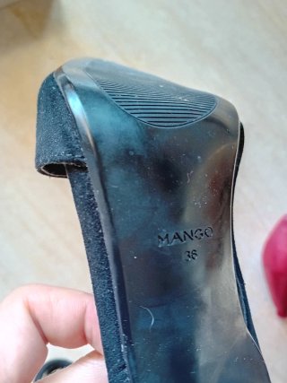 Zapatos de tacón Mango negros