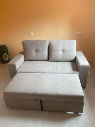 Sofá Cama Beige SIN ESTRENAR