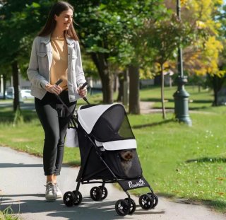 Carrito para perros ligero y portátil