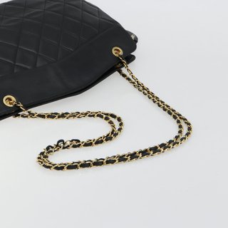 CHANEL Matelasse Chain Shoulder Bag Lamb Skin