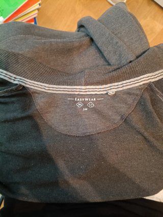 Sudadera gris con capucha Easywear