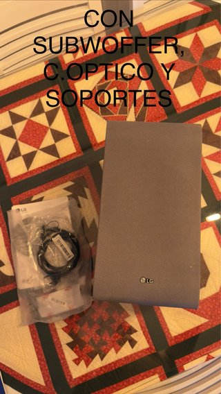 Barra de Sonido WiFi LG con Subwoffer Modelo SJ6