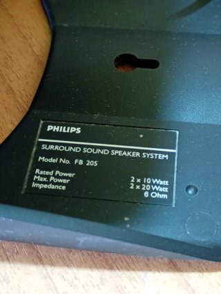 COPPIA ALTOPARLANTI PHILIPS MODELLO FB205