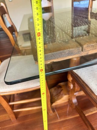 Mesa Trillo Maciza Cristal