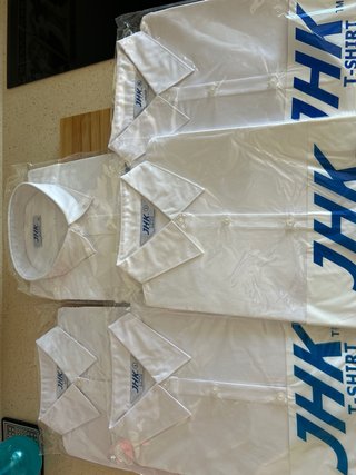 Camisa JHK Blanca Talla XL-L-S-XS 5 € cada unidad