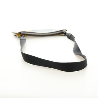 FENDI Bugs Monster Shoulder Bag Leather Black