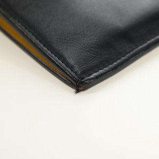 FENDI Bugs Monster Shoulder Bag Leather Black