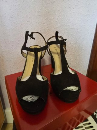 Sandalias DI FONTANA Negras Talla 36
