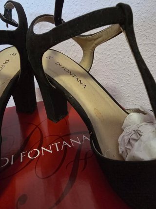 Sandalias DI FONTANA Negras Talla 36