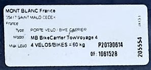 Portabicicletas Bola 4 Bicicletas