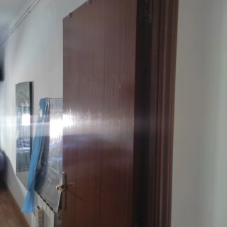 Puerta madera sapelly corredera
