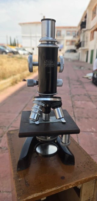 Microscopio Precisión Scientifique París