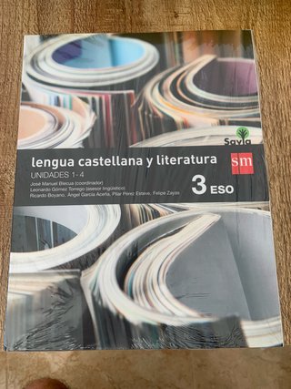 Lengua castellana y literatura, 3 ESO