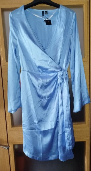 Vestido fiesta Vero Moda azul talla XS