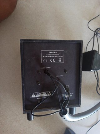 Altavoz Philips Negro