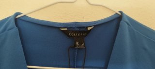 BLUSA Cortefiel azul verano Talla S NUEVA