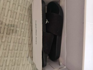 Chanclas Calvin Klein Jeans Negras Nuevas