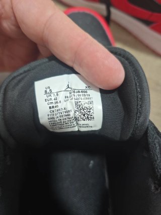 Nike Jordan 1 Zapatillas Negras Rojas