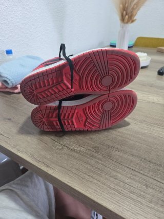 Nike Jordan 1 Zapatillas Negras Rojas