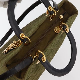 Christian Dior Canage Lady Dior Hand Bag Nylon