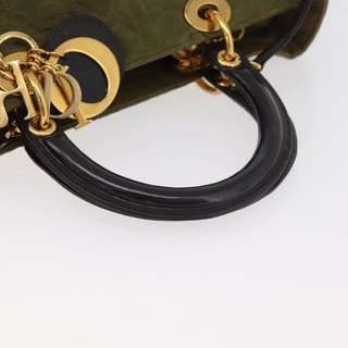 Christian Dior Canage Lady Dior Hand Bag Nylon