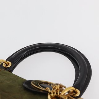 Christian Dior Canage Lady Dior Hand Bag Nylon