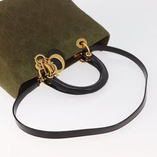 Christian Dior Canage Lady Dior Hand Bag Nylon