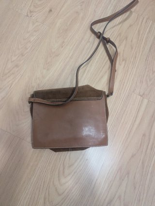 Bolso bandolera marrón