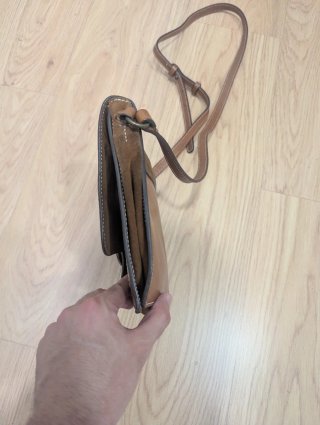 Bolso bandolera marrón