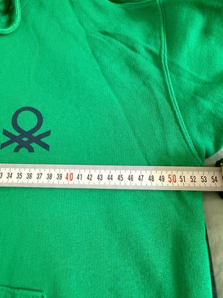 Sudadera Benetton Verde Talla S