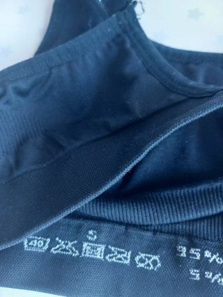 Sujetador deportivo T. S. Negro Sport Zone