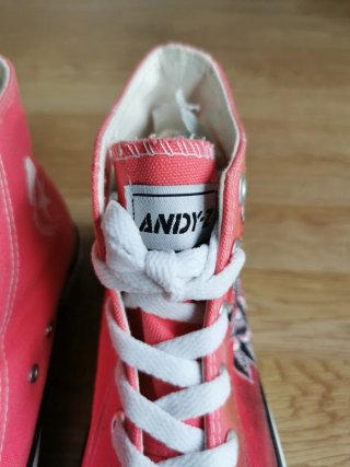 Sneakers High Top Women's Pink Size 39 Airbrush