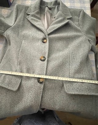 Cappotto donna grigio melange