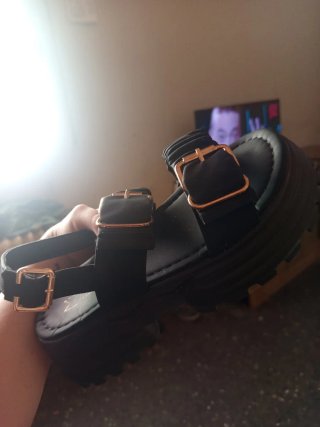 Sandalias negras talla 38